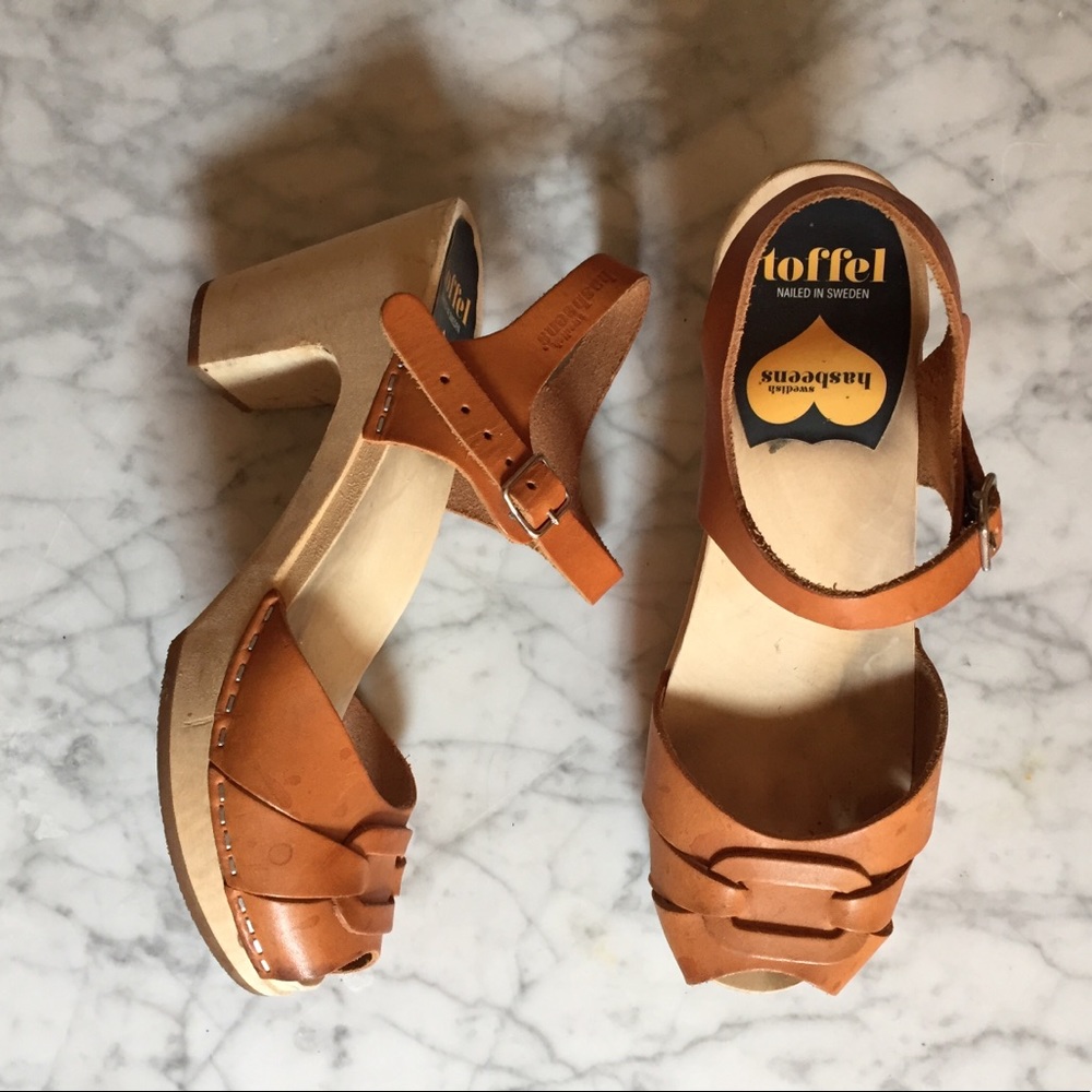 Swedish Hasbeens Peep Toe High